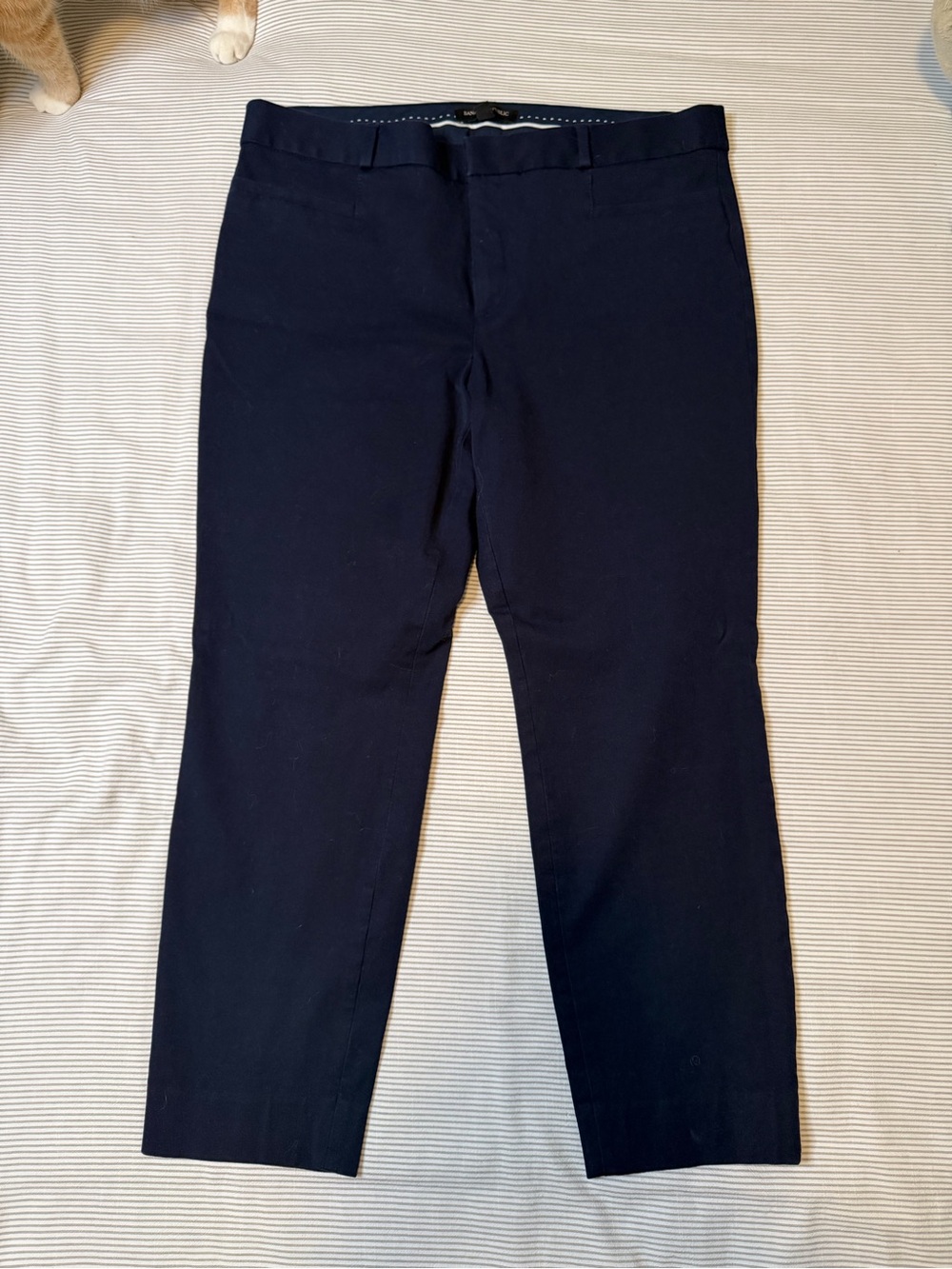 Banana Republic Navy Cropped Dress Pants